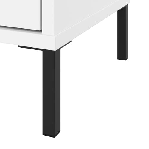 Bush Furniture Essence 8 Cube Organizer in White | Home Office and Beyond