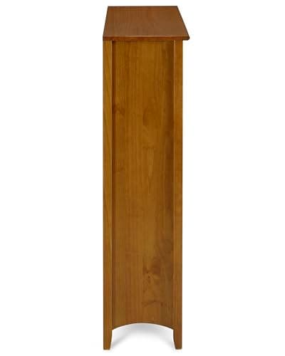 Cherry Shaker Style 4 Shelf Adjustable Bookcase 48" High