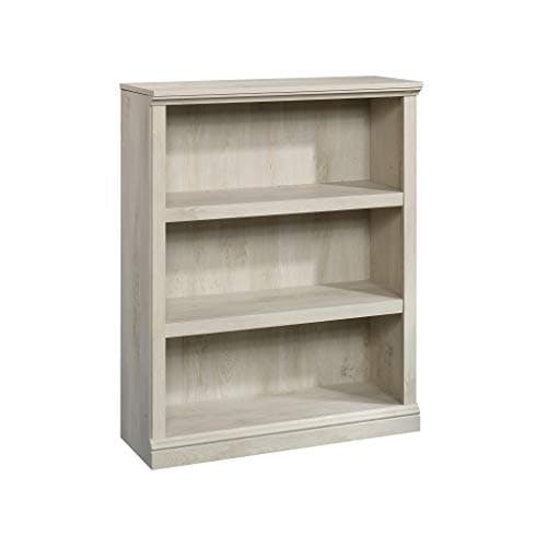 Sauder Estate Black 3 Tier Bookshelf for Home Office and Living Room