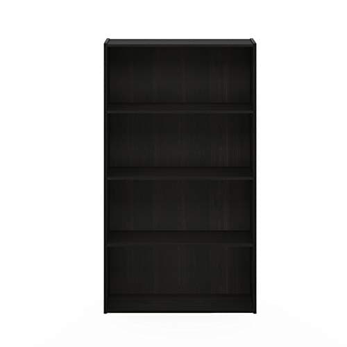 Furinno Pasir Espresso 4-Tier Bookcase Storage Shelf