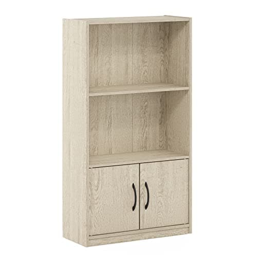 Enhanced 3-Tier Adjustable Bookshelf
