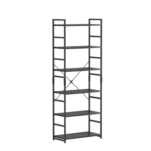 NUMENN 3 Tier Slim Bookshelf for Home StorageVintage
