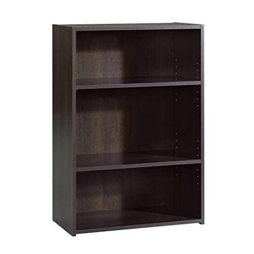 Sauder Beginnings 3-Shelf Cinnamon Cherry Bookcase