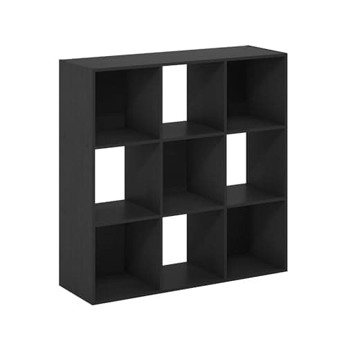 Furinno Pelli 9-Cube White Storage Organizer for Clothing and Closets