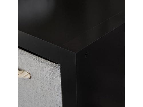 Better Homes and Gardens Solid Black 8-Cube Organizer