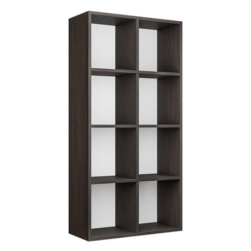 28" Subby 4-Cube Storage Organizer, White Bookcase for Home and Office