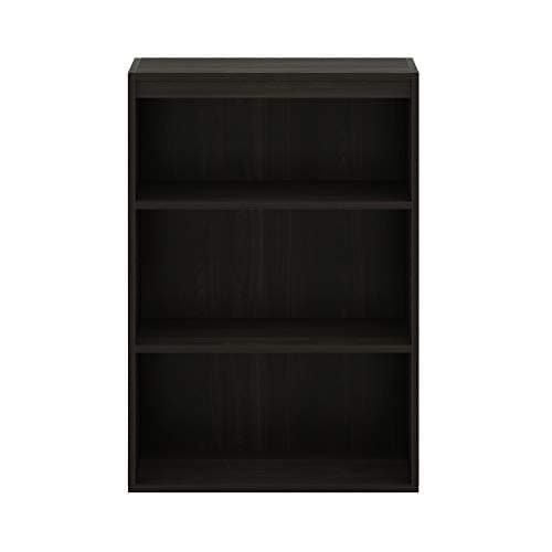Furinno Pasir Dark Espresso 3-Tier Open Shelf Bookcase