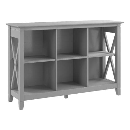 Bush Furniture Key West Small Pure White Oak Cube Bookcase