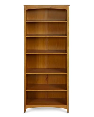 Cherry Shaker Style 4 Shelf Adjustable Bookcase 48" High