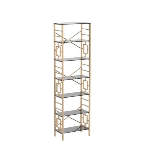 Modern Metal Bookcase for Home Office and Living Room