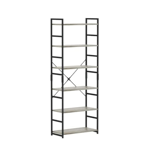 NUMENN 3 Tier Slim Bookshelf for Home StorageVintage