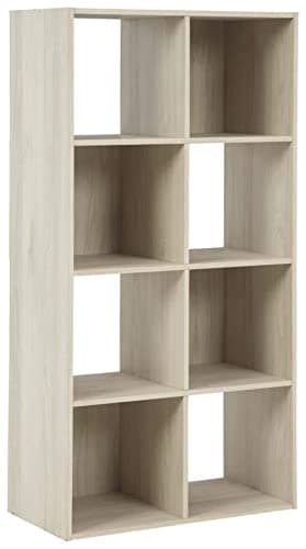 Ashley Socalle Modern 8-Cube Storage Organizer/Bookcase in Whitewash