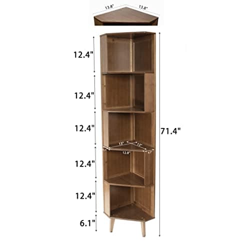 Industrial Cube Bookcase for Home Office Multifunctional Storage and Display…