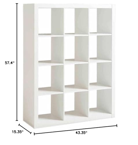 Better Homes and Gardens 12-Cube White Organizer