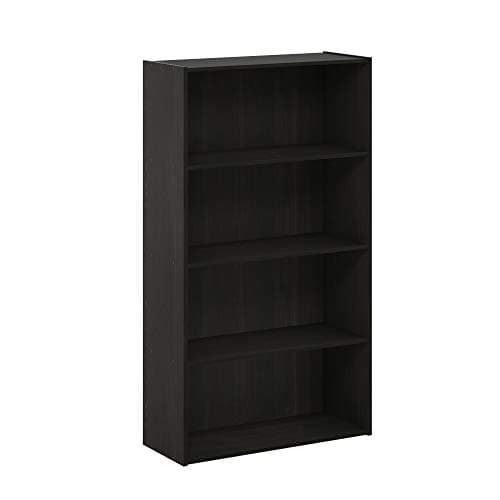 Furinno Pasir Espresso 4-Tier Bookcase Storage Shelf
