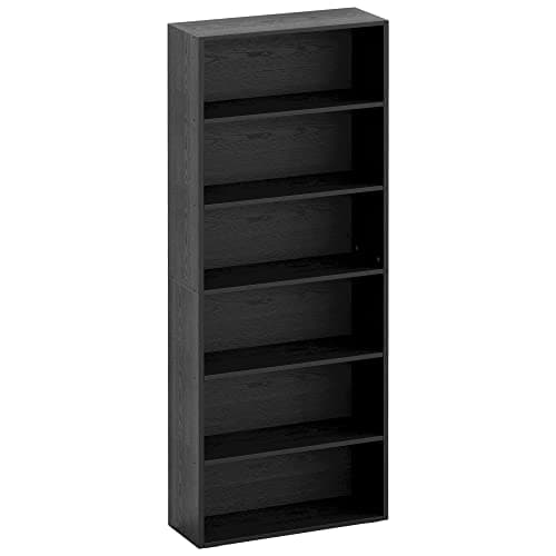 IRONCK 70in Tall 6 Tiers Floor Standing Bookshelf Home Decor Furniture