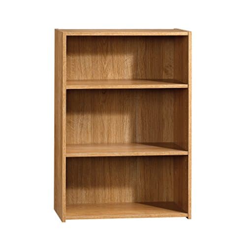 Sauder Beginnings 3-Shelf Cinnamon Cherry Bookcase