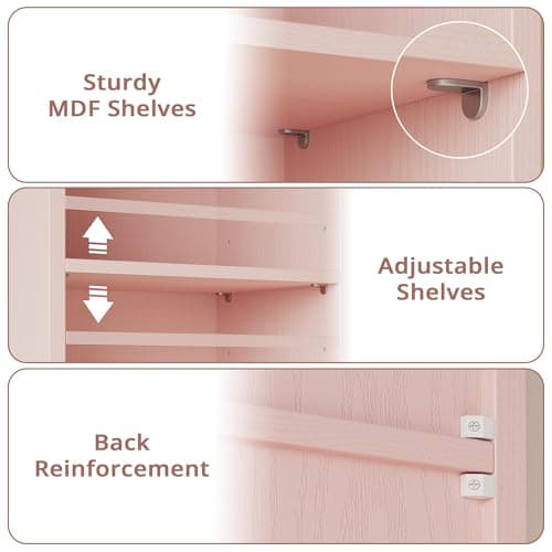 IRONCK Tall Narrow 8-Tier Bookshelf, Compact Corner Design, Ideal for Living Room, Office, Study, Bedroom