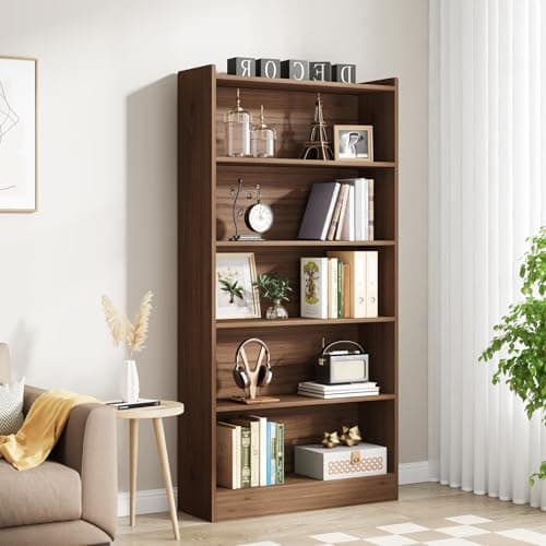 Tribesigns 6-Tier Tall Bookcase, 71" Floor Standing Bookshelf for Home Office, Living Room, Bedroom