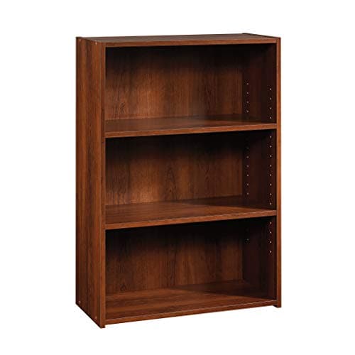 Sauder Beginnings 3-Shelf Cinnamon Cherry Bookcase
