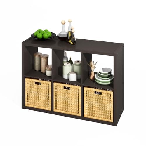 Furinno Reed French Oak 5-Tier Corner Storage Shelf