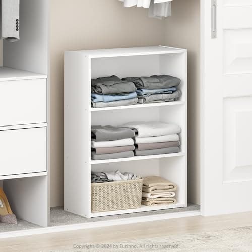 5-Cube White Closet Storage Organization