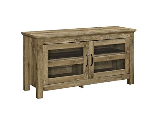 Walker Edison Black 44" 2 Door TV Stand 48" TV Corner Cabinet Living Room Storage