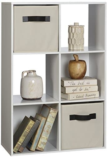 6-Cube Organizer for Kids - White