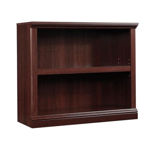Sauder Cherry 2-Shelf Storage Bookcase