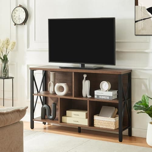 Rustic Cube Shelf Organizer for Living Room or Office