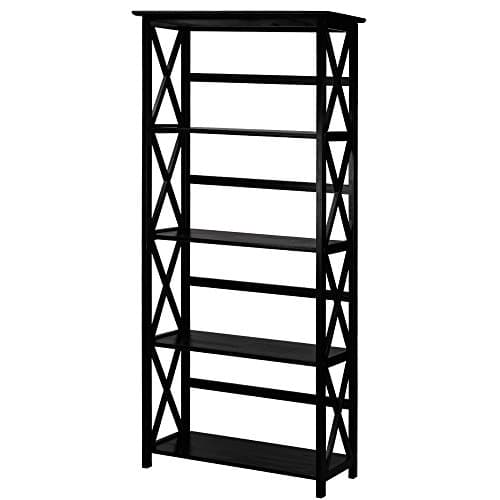 Mountego White 3-Shelf Casual Home Bookcase