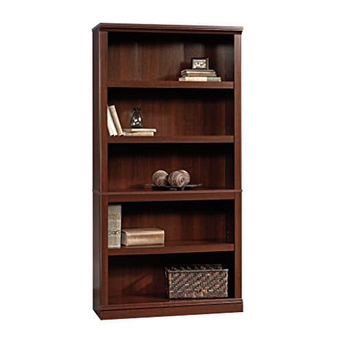 Sauder Select Cherry 5-Shelf Bookcase