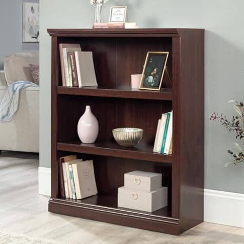 Sauder Select Cherry 3-Bookcase Miscellaneous Storage Shelf