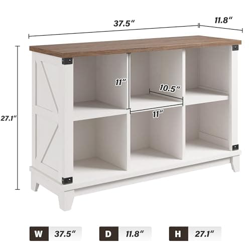 EnHomee Cube Storage Organizer and Shelf for Bedroom and Home Office
| EnHomee White Bookshelf with Storage for Bedroom and Home Office
| White EnHomee Cube Storage Shelf for Bedroom and Home Office