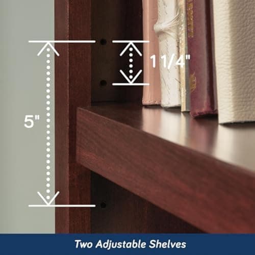 Sauder Select Cherry 3-Bookcase Miscellaneous Storage Shelf