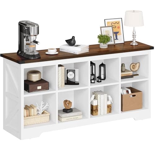 YITAHOME Horizontal Cube Storage Organizer Bookshelf, Black