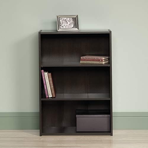 Sauder Beginnings 3-Shelf Cinnamon Cherry Bookcase