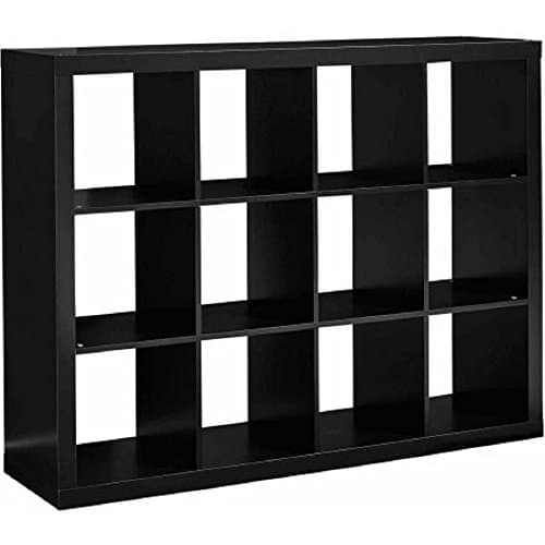 Better Homes and Gardens 12-Cube Solid Black Organizer