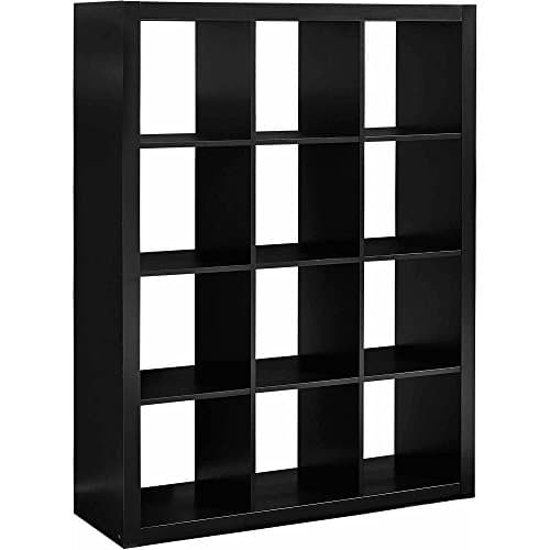 Better Homes and Gardens 12-Cube Solid Black Organizer