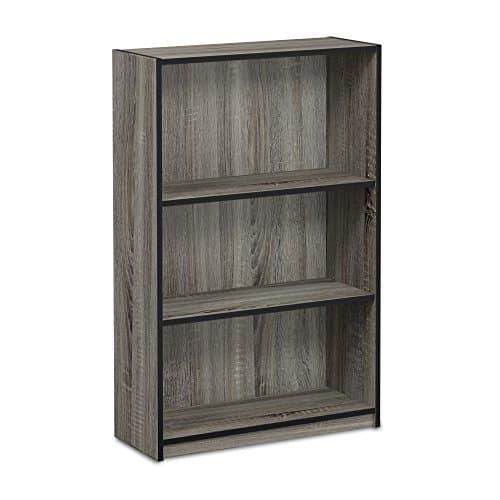 Furinno Jaya 6-Tier French Oak Free Standing Bookcase
