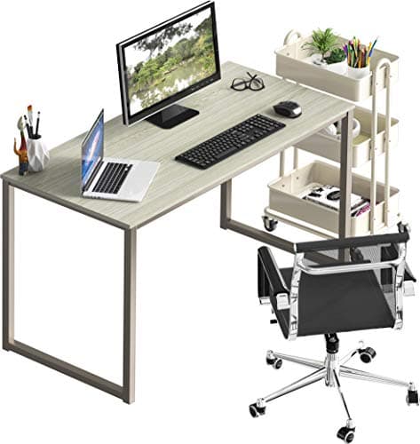 48-Inch Maple Computer Desk for Home Office