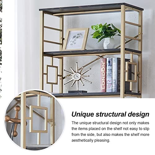 Modern Metal Bookcase for Home Office and Living Room