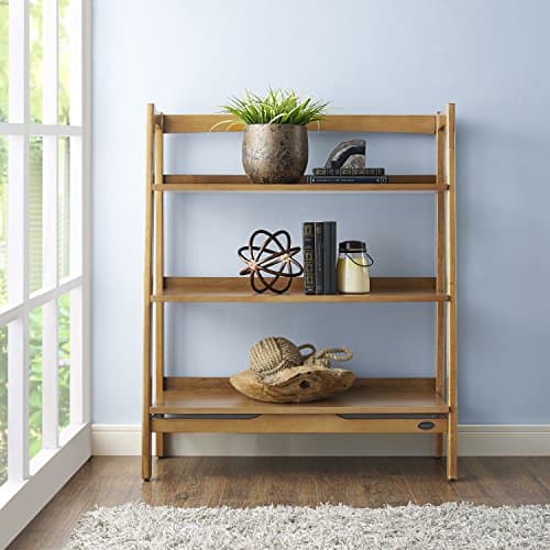 Crosley Furniture Landon 3 Tier Bookcase with 3 Shelves, Acorn