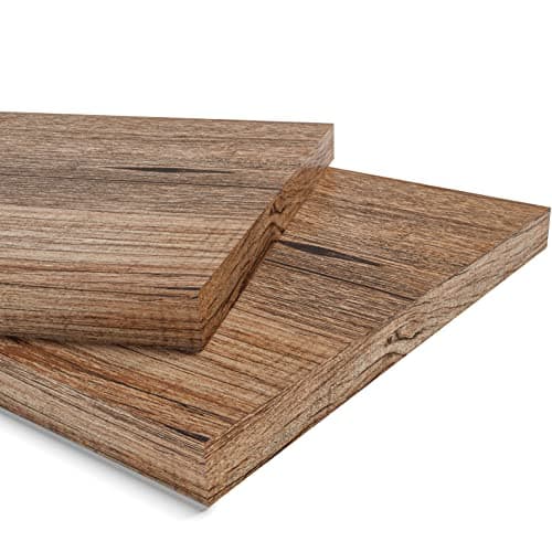 LINSY HOME White Oak 3-Tier Bookcase for Home Office, Living Room, and Bedroom