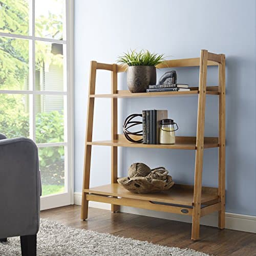 Crosley Furniture Landon 3 Tier Bookcase with 3 Shelves, Acorn