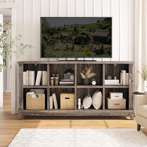 8 Cube Storage Organizer for Bedroom and Office, Black Oak