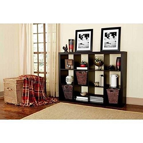 Better Homes and Gardens 12-Cube Solid Black Organizer