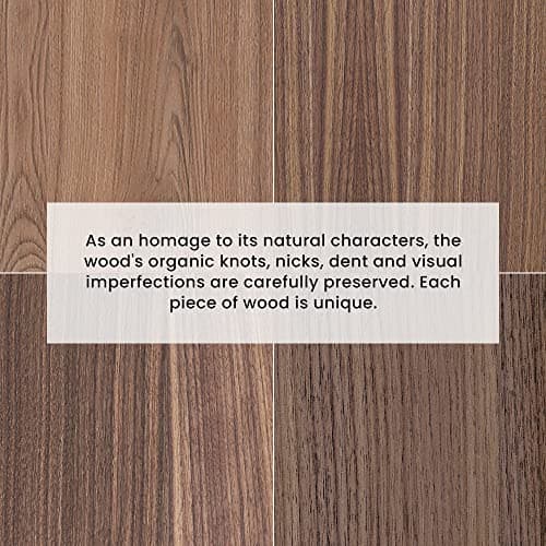 POVISON Modern Walnut TV Stand, 78 Inch Solid Wood with 4 Drawers, Full Assembled (TV Stand Only)