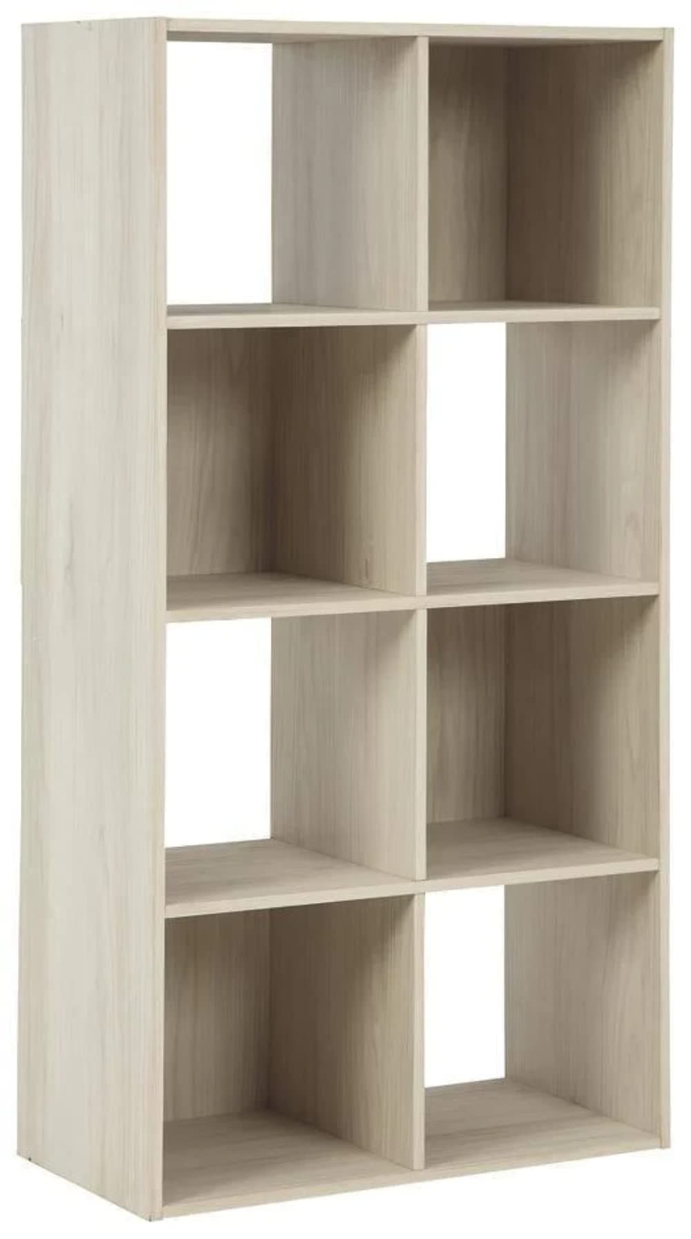 Ashley Socalle Modern 8-Cube Storage Organizer/Bookcase in Whitewash