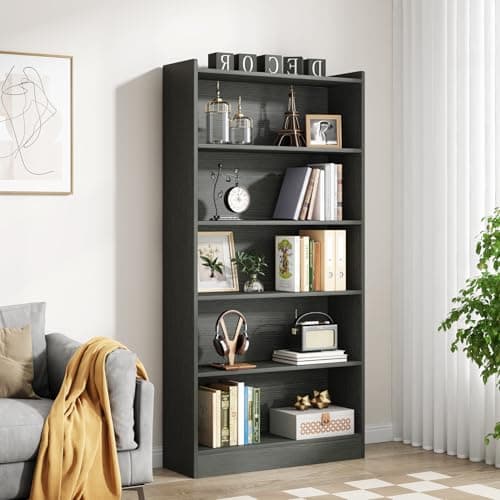Tribesigns 6-Tier Tall Bookcase, 71" Floor Standing Bookshelf for Home Office, Living Room, Bedroom